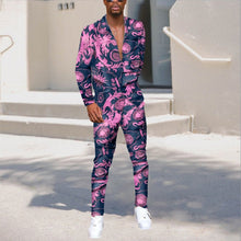 Load image into Gallery viewer, Vintage Printed Men&#39;s Summer Two Piece

