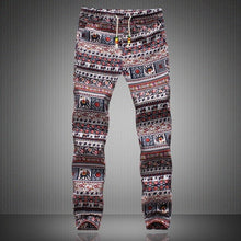 Load image into Gallery viewer, 2024 Summer/Spring Autumn Men Floral Print Joggers-Men&#39;s Sweatpants Linen Pants/Trouser
