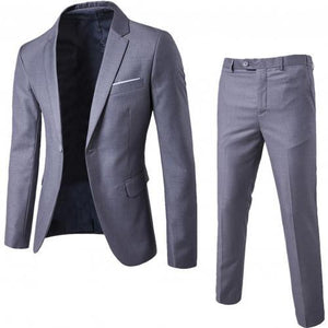 Men 2 Pieces Classic Blazers Suit Sets