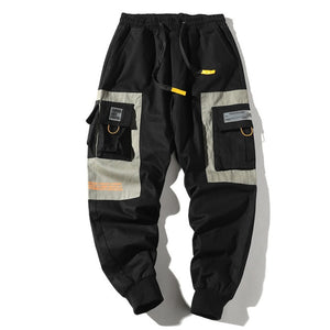 2024 Multi-pocket Elastic Waist Design Harem Pants/Casual